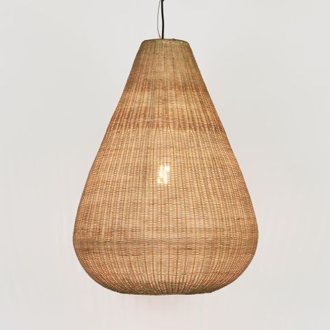 Coco Rattan Pendant