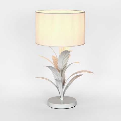 Palm Table Lamp White