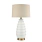 Grace White Table Lamp & Linen Shade