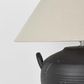 Camille Black Table Lamp & Shade