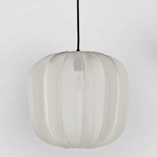 Pumpkin Ceiling Pendant Medium Ivory (Shade only) DO NOT TURN ON KIT ONLY