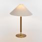 Huntley Leather & Brass Table Lamp & Shade