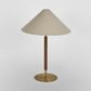 Huntley Leather & Brass Table Lamp & Shade