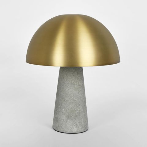 Degraves Concrete & Brass Table Lamp & Shade