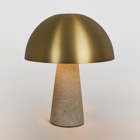 Degraves Concrete & Brass Table Lamp & Shade