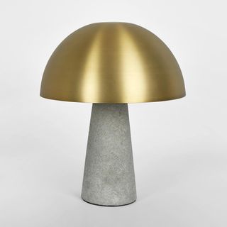 Degraves Concrete & Brass Table Lamp & Shade