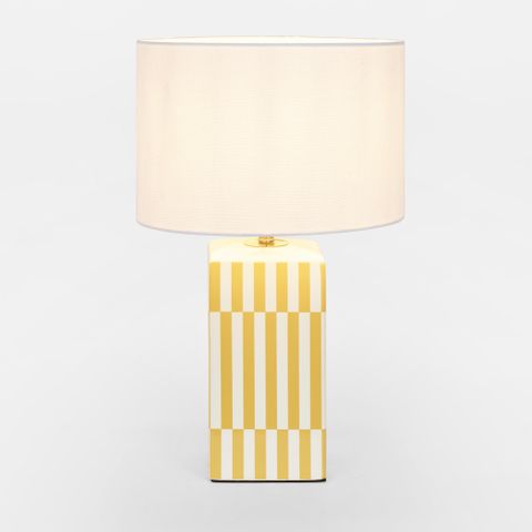 Parlour Yellow Table Lamp & Shade