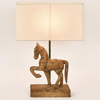 Clyde Table Lamp Base Dark Natural- Base Only
