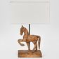 Clyde Table Lamp Base Dark Natural- Base Only