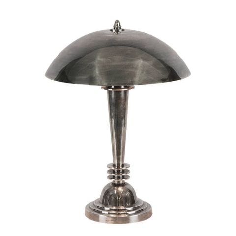 Como Table Lamp Antique Silver