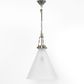 Gadsden Ceiling Pendant Large Silver