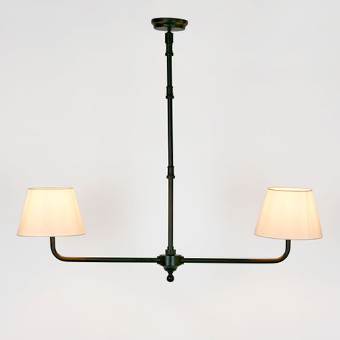 Sheridan Two Arm Chandelier Black