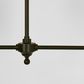 Sheridan Two Arm Chandelier Black