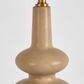 Linden Sandstone Table Lamp & Linen Shade