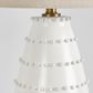 Grace White Table Lamp & Linen Shade