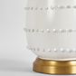 Grace White Table Lamp & Linen Shade