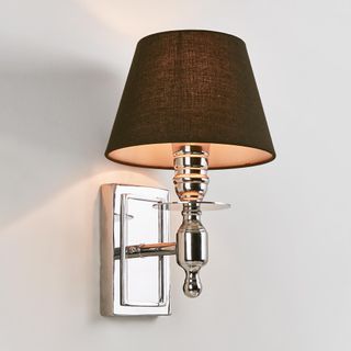 Newton Wall Light Shiny Nickel