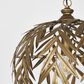 Leaves Ceiling Pendant Antique Brass