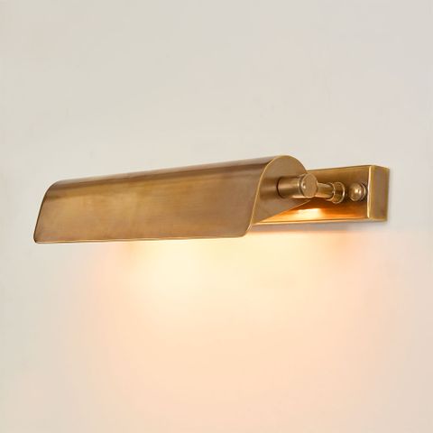 Bradman Wall Light Antique Brass