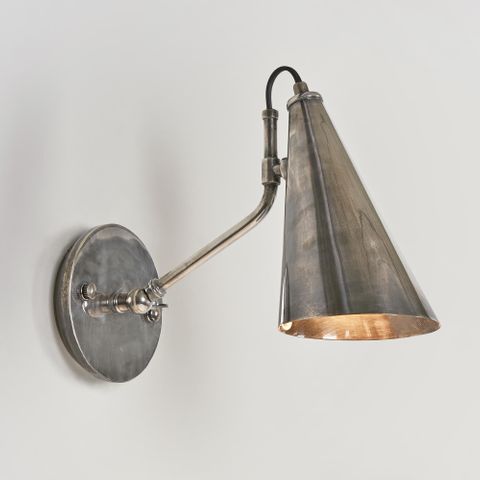 Cloudy Bay Wall Light Antique Silver