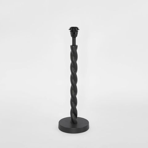 Papillon Table Lamp Base Black - Base Only