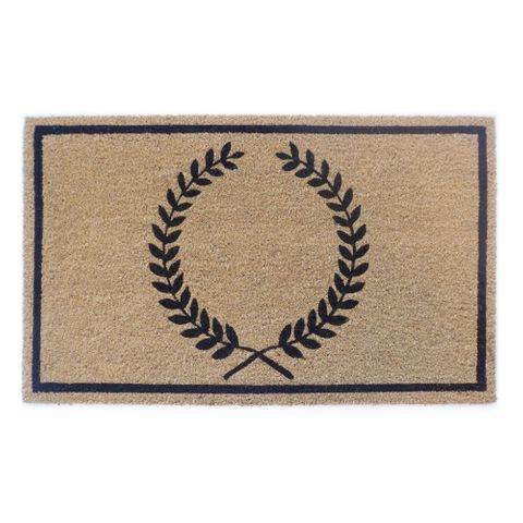 Wimbledon Coir Doormat with Vinyl Backing Small 45x75
