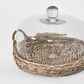 Willow Tray W  Glass Cover