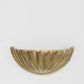 Half Moon Shell Shade Wall Light Large