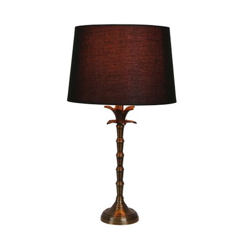 Bahama Table Lamp Base Small Brass- Base Only