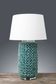 Wynberg Ceramic Table Lamp Base Turquoise- Base Only