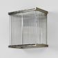 Verre Rectangular Wall Light Silver