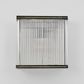 Verre Rectangular Wall Light Silver