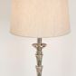 Jordan Table Lamp Base Antique Silver- Base Only