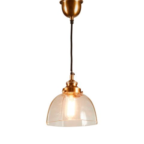 Hobart Ceiling Pendant Antique Brass