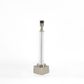 Rockpool Pillar Table Lamp Base Nickel- Base Only