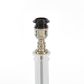 Rockpool Pillar Table Lamp Base Nickel- Base Only