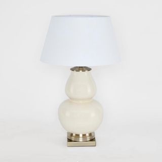 Matisse Ceramic Table Lamp Base Cream- Base Only