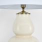 Matisse Ceramic Table Lamp Base Cream- Base Only
