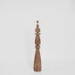 Magnus Wood Floor Lamp Saddle Base with Natural Shade