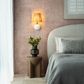 Cove Wall Light Wall Light with Raffia Shade