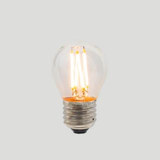 G45 Fancy Round E27 LED Filament - Clear Glass - 3W E27 2200k