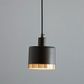 Montreux Ceiling Pendant Small Black and Gold