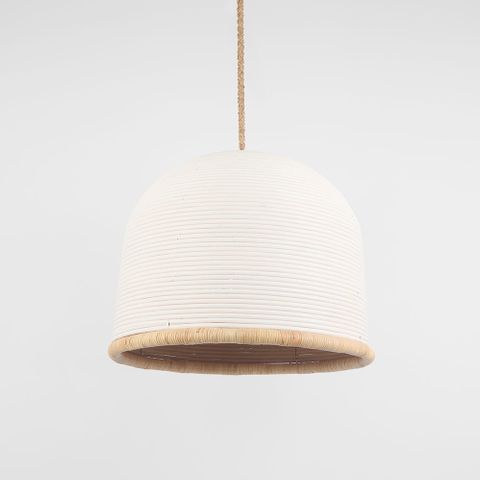 Bell White Pendant Small 60cm