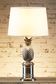 Bermuda Pineapple Table Lamp Base Antique Silver- Base Only