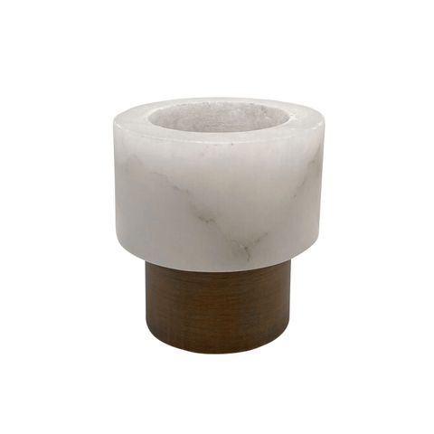 Stone Tealight Candle Holder
