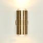 Primrose Up and Down Outdoor Wall Light Antique Brass