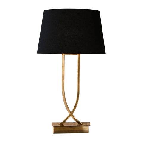 Southern Cross Table Lamp Base Antique Brass- Base Only