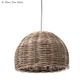 Rattan Ceiling Pendant Small Natural