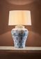 Churchill Ceramic Table Lamp Base Blue and White