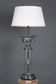 Parch Table Lamp Base Dark Silver
